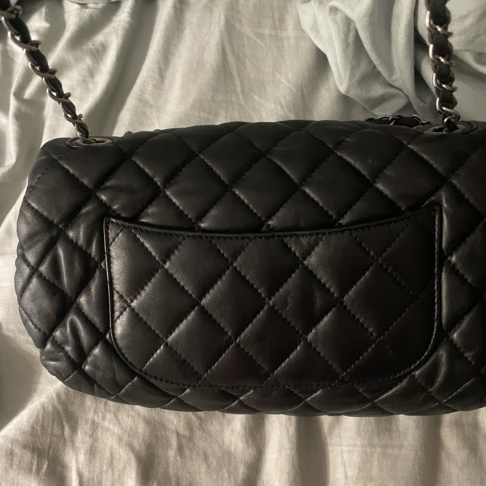 🛑sold Chanel Lambskin Medium Accordion Flap Black - Picture 15 of 16